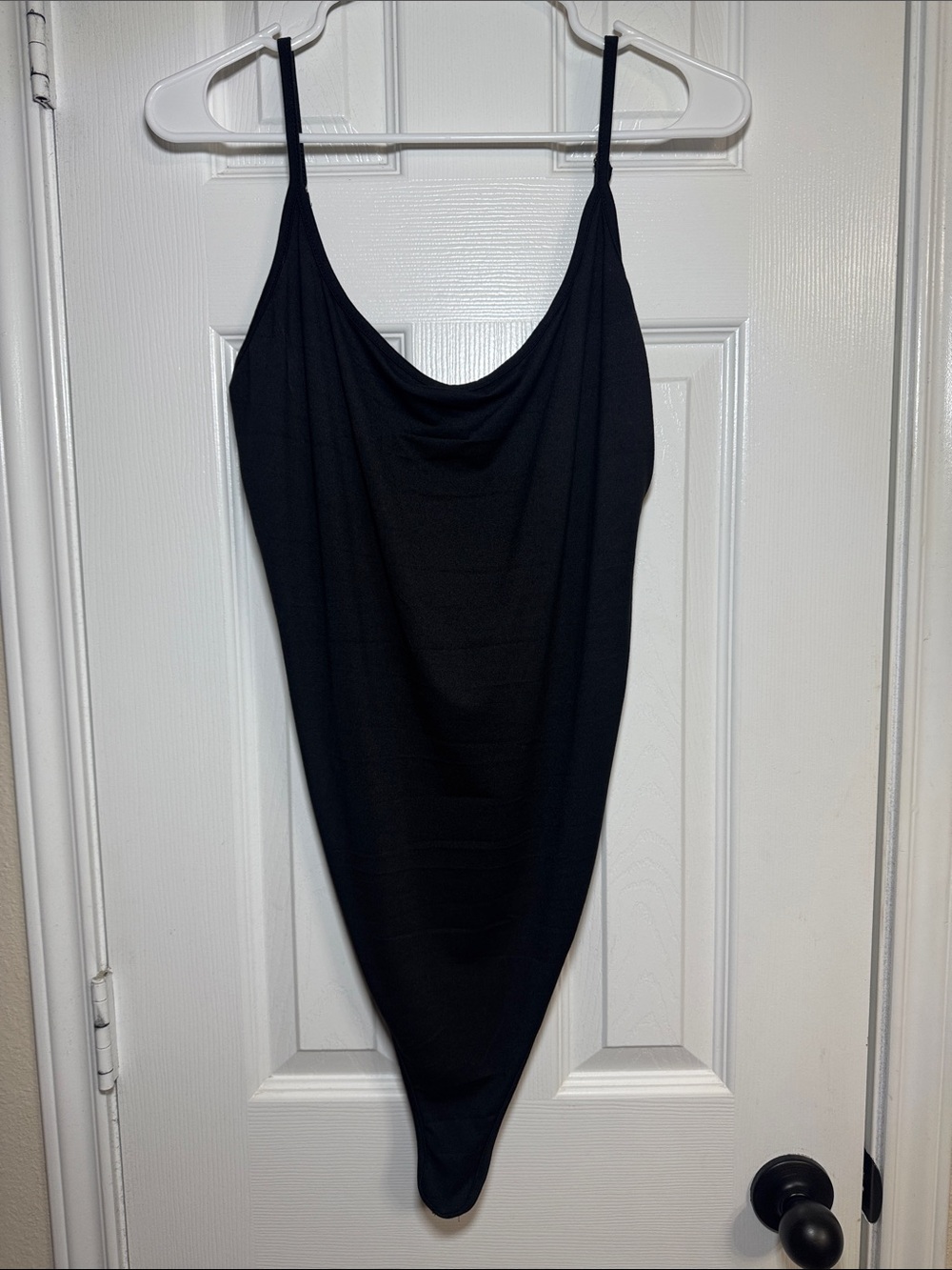 Black Cowl Neck Spaghetti Strap Camisole